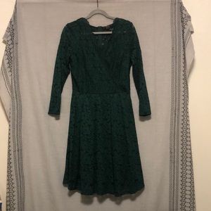 Women's Lace Long Sleeve Dress